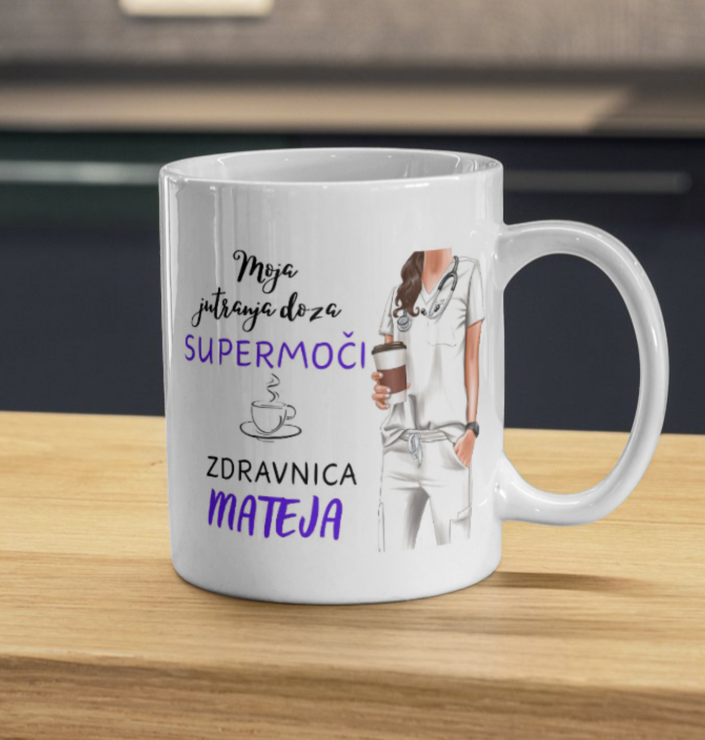 Keramična skodelica s tiskom po želji