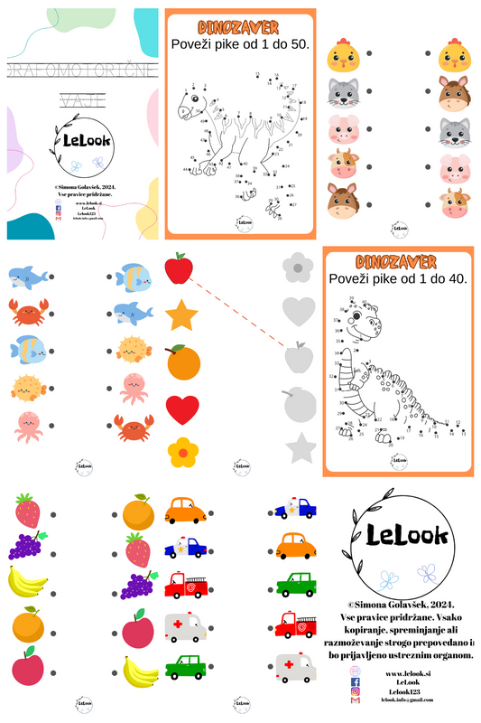 Grafomotorične vaje PDF